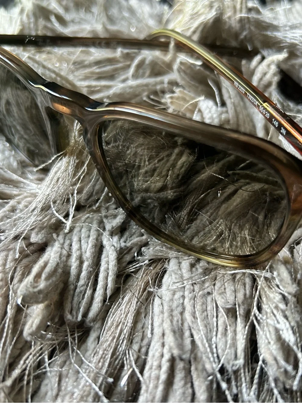 Ray-Ban Men's Tortoiseshell Frame Sunglasses with Brown Lenses